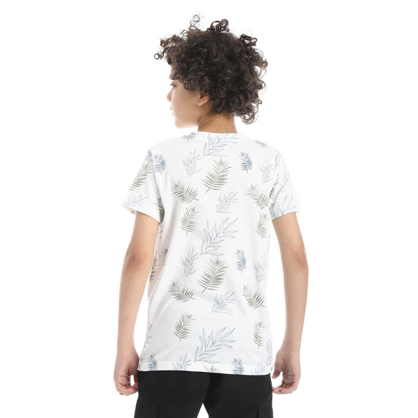 Nature-Inspired_Crew_Neck_Boys_T-Shirt_-_white_,_olive_&blue