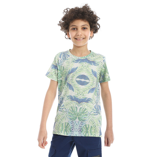 Tropical_Jungle_Print_Boys_T-Shirt_-_green,_beige_&blue