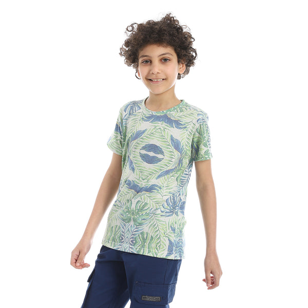 Tropical_Jungle_Print_Boys_T-Shirt_-_green,_beige_&blue