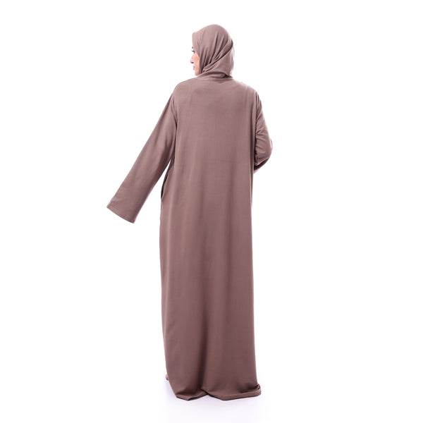 Isdal_Prayer_Long_Dress_with_a_Veil_-_Beige