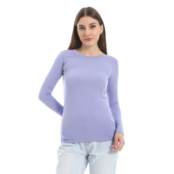 Round_Neck_Slip_On_Mauve_Basic_Top