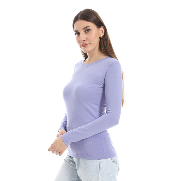 Round_Neck_Slip_On_Mauve_Basic_Top