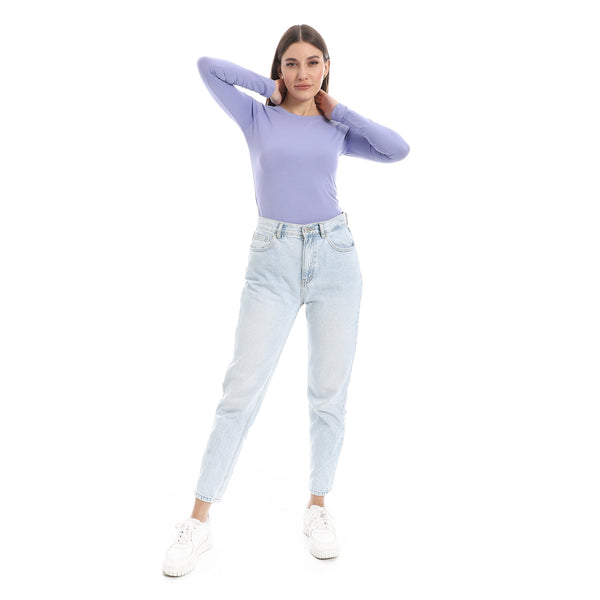 Round_Neck_Slip_On_Mauve_Basic_Top