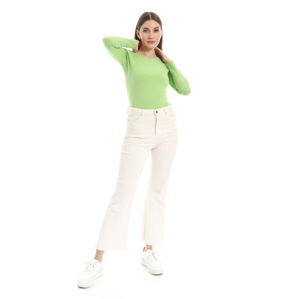 Round_Neck_Slip_On_Pistachio_Basic_Top