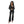 Black Open Neckline Slip On Short Blazer