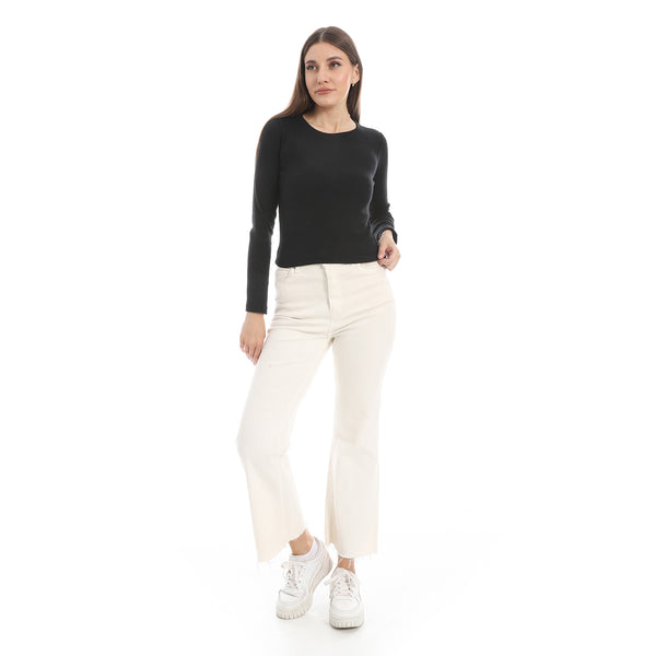 Black_Long_Sleeves_Ribbed_Top
