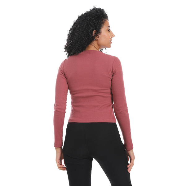 Long_Sleeves_Ribbed_Top-Dak_Red