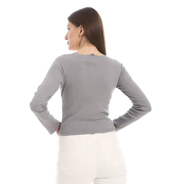 Grey_Long_Sleeves_Ribbed_Top