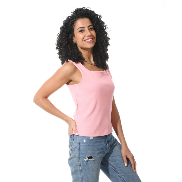 Rose_Plain_Sleeveless_Cotton_T-_Shirt