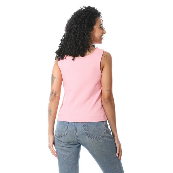 Rose_Plain_Sleeveless_Cotton_T-_Shirt