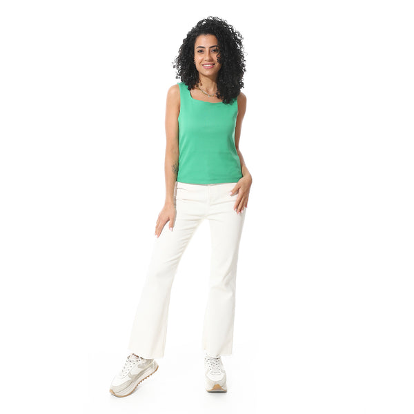 Medium_Sprin_Green_plain_Sleeveless_Cotton_T-_Shirt