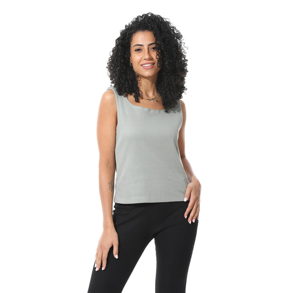 Cool_Sage_Sleeveless_Cotton_plain_T-_Shirt