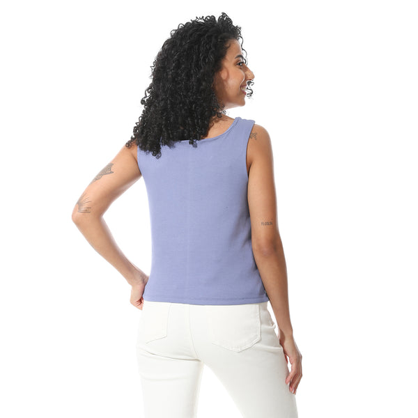 Periwinkle_Plain_Sleeveless_Cotton_T-_Shirt