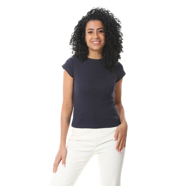 Solid_Half_Sleeves_Cotton_T-_Shirt_-_Admiral_Blue