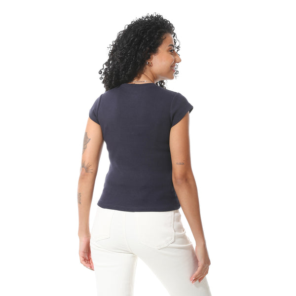 Solid_Half_Sleeves_Cotton_T-_Shirt_-_Admiral_Blue