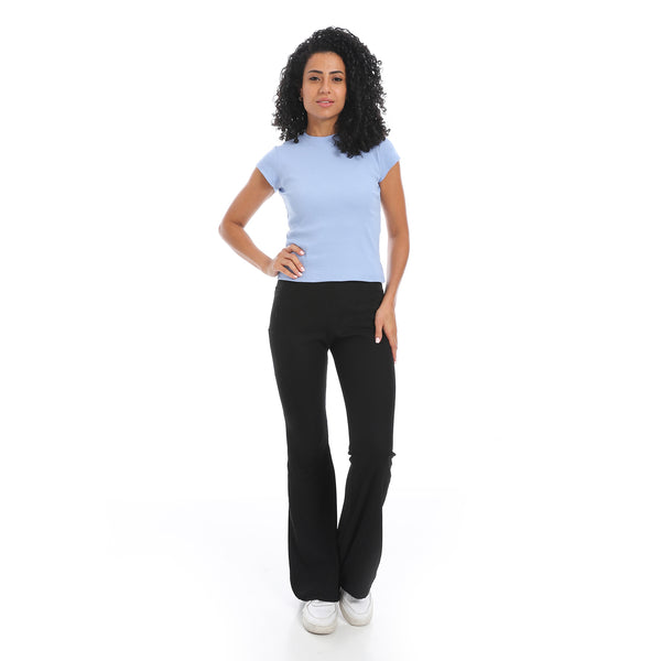 Cap_Sleeves_Crew_Neck_Top-Light_Blue