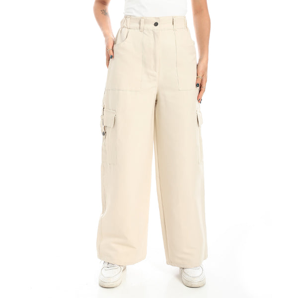 High-Waisted_Cargo_Wide-Leg_Convertible_Pant_-_Beige
