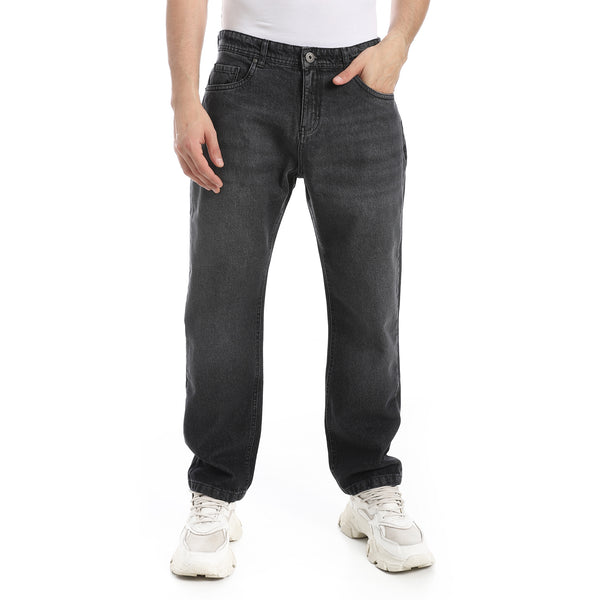 Greyish_Black_Wide_Leg_Washed_Jeans