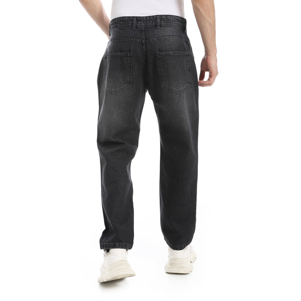 Greyish_Black_Wide_Leg_Washed_Jeans