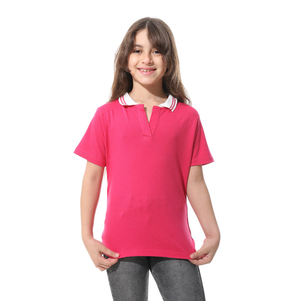 Johnny_Collar_Pique_Polo_Shirt___Fuchsia_&_White
