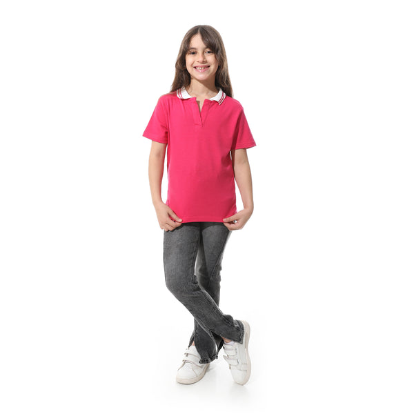Johnny_Collar_Pique_Polo_Shirt___Fuchsia_&_White