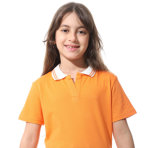 Johnny_Collar_Pique_Polo_Shirt___Orange_&_White