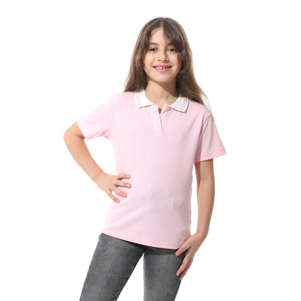Johnny_Collar_Pique_Polo_Shirt___Rose_&_White
