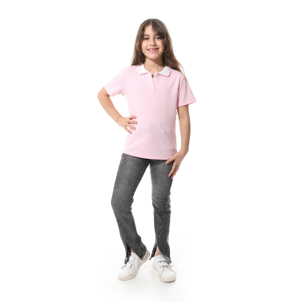 Johnny_Collar_Pique_Polo_Shirt___Rose_&_White