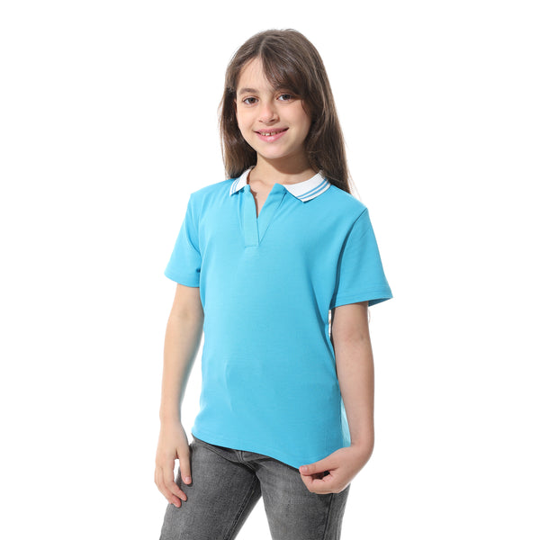 Johnny_Collar_Pique_Polo_Shirt___Dark_Turquoise_&_White
