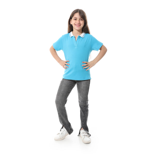 Johnny_Collar_Pique_Polo_Shirt___Dark_Turquoise_&_White