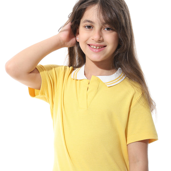 Johnny_Collar_Pique_Polo_Shirt___Yellow_&_White