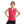 Cut_Sleeves_Turned_Down_Collar_V-Neck_Dark_Pink_T-Shirt-Pink
