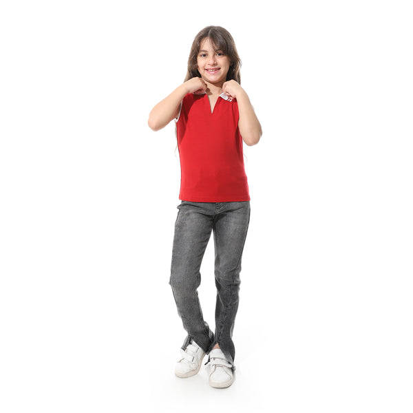 Sleeveless_Pique_Girls_Polo_Shirt__Red_&_White