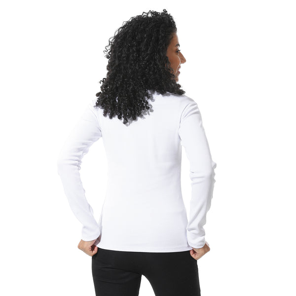 Long_Sleeves_With_Round_Collar_Basic_White_T-_Shirt