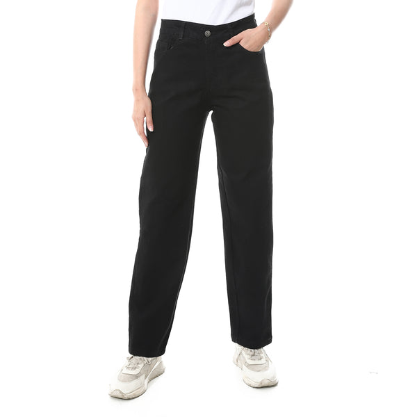Fly_Zipper_Button_Mom_Fit_Jeans_-_Black
