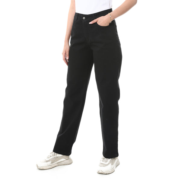 Fly_Zipper_Button_Mom_Fit_Jeans_-_Black