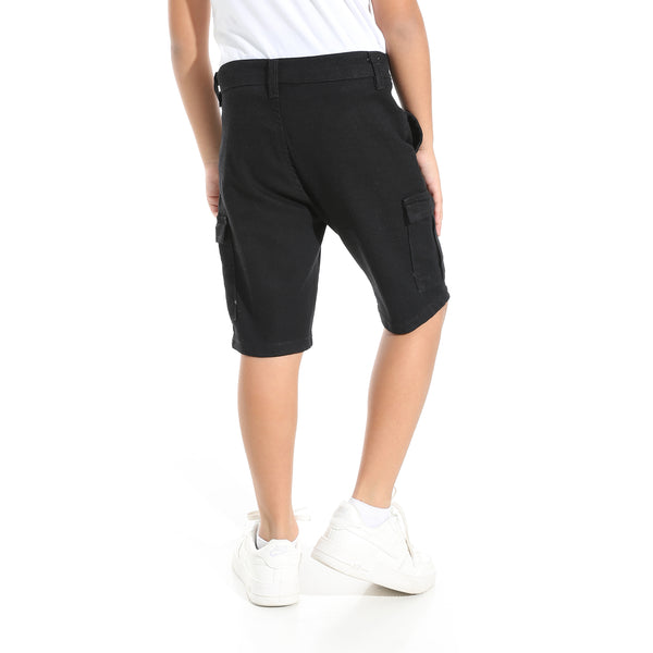 Black_Buttons_&_Zipper_Closure_Short_Black
