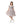 Elastic_Chest_Ruffles_Sleeves_Girls_Dress___Greyish_Beige