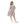 Elastic_Chest_Ruffles_Sleeves_Girls_Dress___Greyish_Beige
