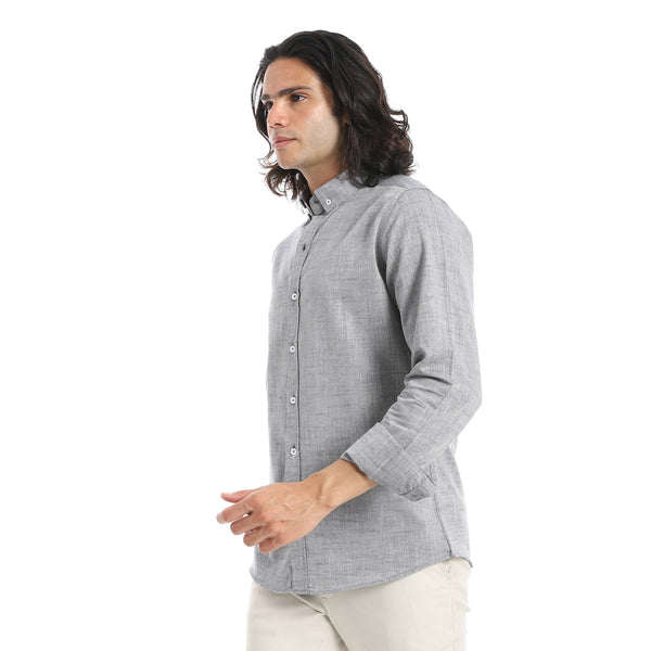 Buttons_Closure_Heather_Shirt_-_Grey