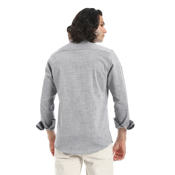 Buttons_Closure_Heather_Shirt_-_Grey