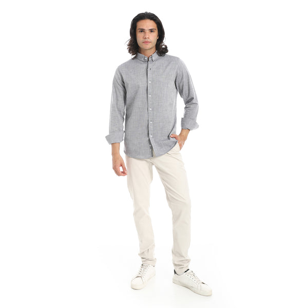Buttons_Closure_Heather_Shirt_-_Grey