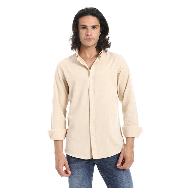 Buttons_Closure_Heather_Shirt_-_Pale_Yellow