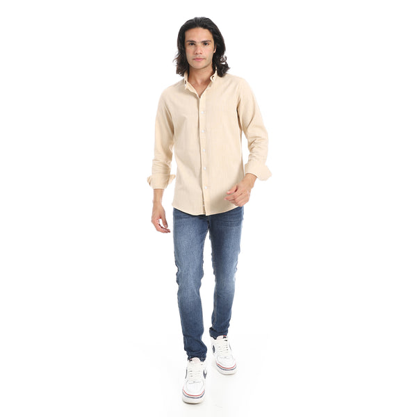 Buttons_Closure_Heather_Shirt_-_Pale_Yellow