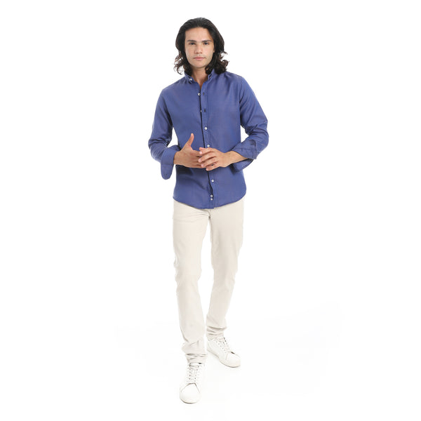 Plain_Turn_Down_Collar_Yale_Blue_Shirt-Yale_Blue