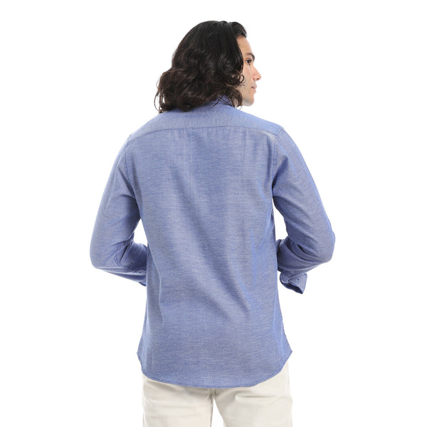 Iridescence_Effect_Turn_Down_Collar_Light_Blue_Shirt-Light_Blue