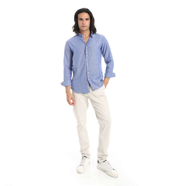 Iridescence_Effect_Turn_Down_Collar_Light_Blue_Shirt-Light_Blue