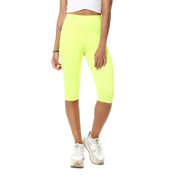 Elastic_Waist_Plain_Pantcourt-Lemon