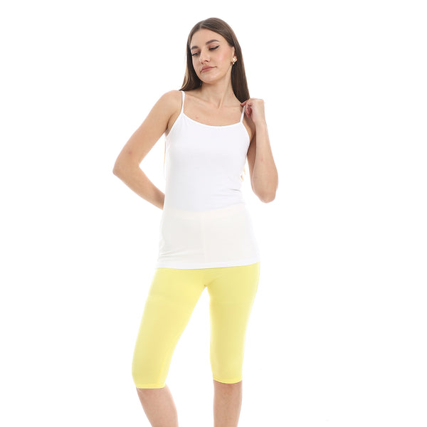 Slim_Fit_Lycra_Capri_Leggings_-_Yellow