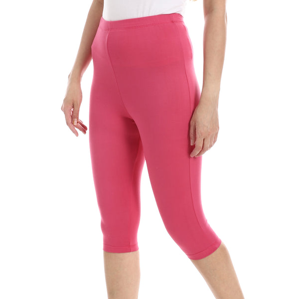 Slim_Fit_Lycra_Capri_Leggings_-_Fuchsia